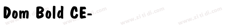 Dom Bold CE字体转换 Dom Bold CE字体转换